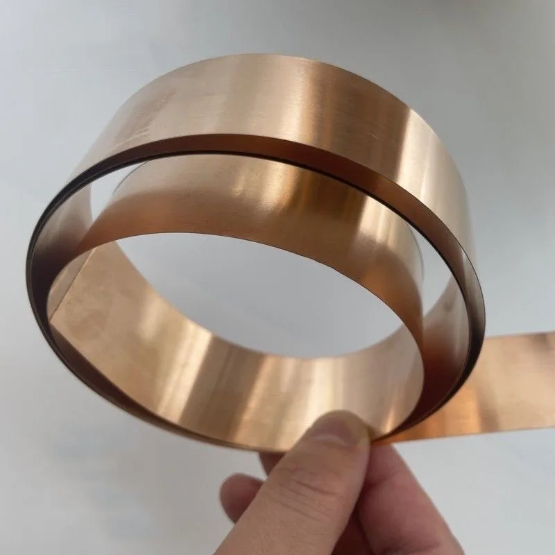 1 metro c5210 tira de cobre fósforo folha de estanho fósforo bronze cobre fita folha largura 5/10/15/20/30/40/50/100mm