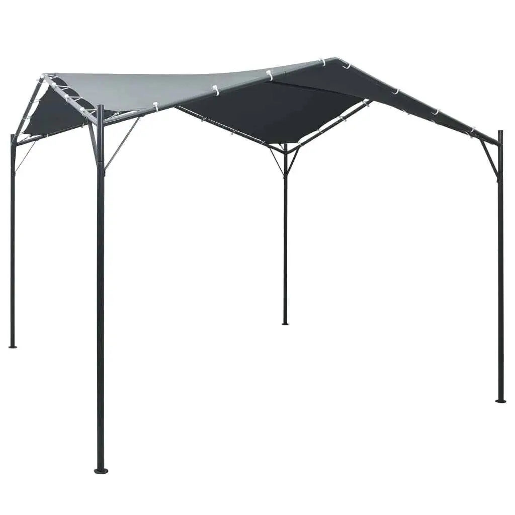 3x3m Steel Gazebo Pavilion Canopy Tent - Durable Anthracite Outdoor Shelter