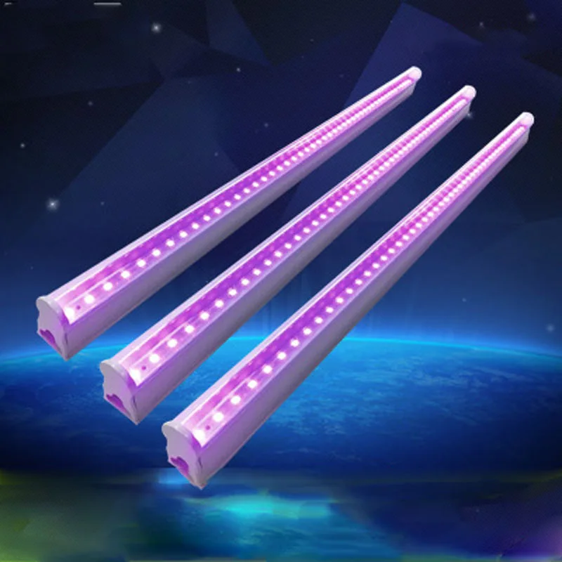 

LED purple light tube KTV bar stage T5 tube LED ultraviolet fluorescent agent detection UV purple light tube