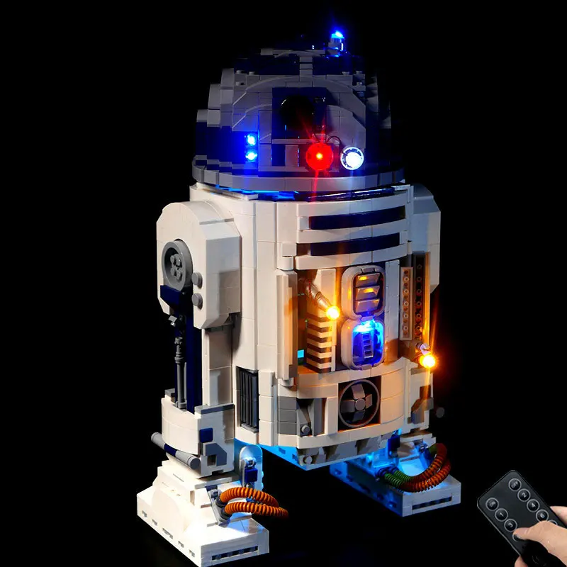 LED-lichtset voor LEGO R2D2 Robot Star 75308 Lampideeën DIY-cadeau (exclusief bouwstenen Bricks Kits Sets Model)