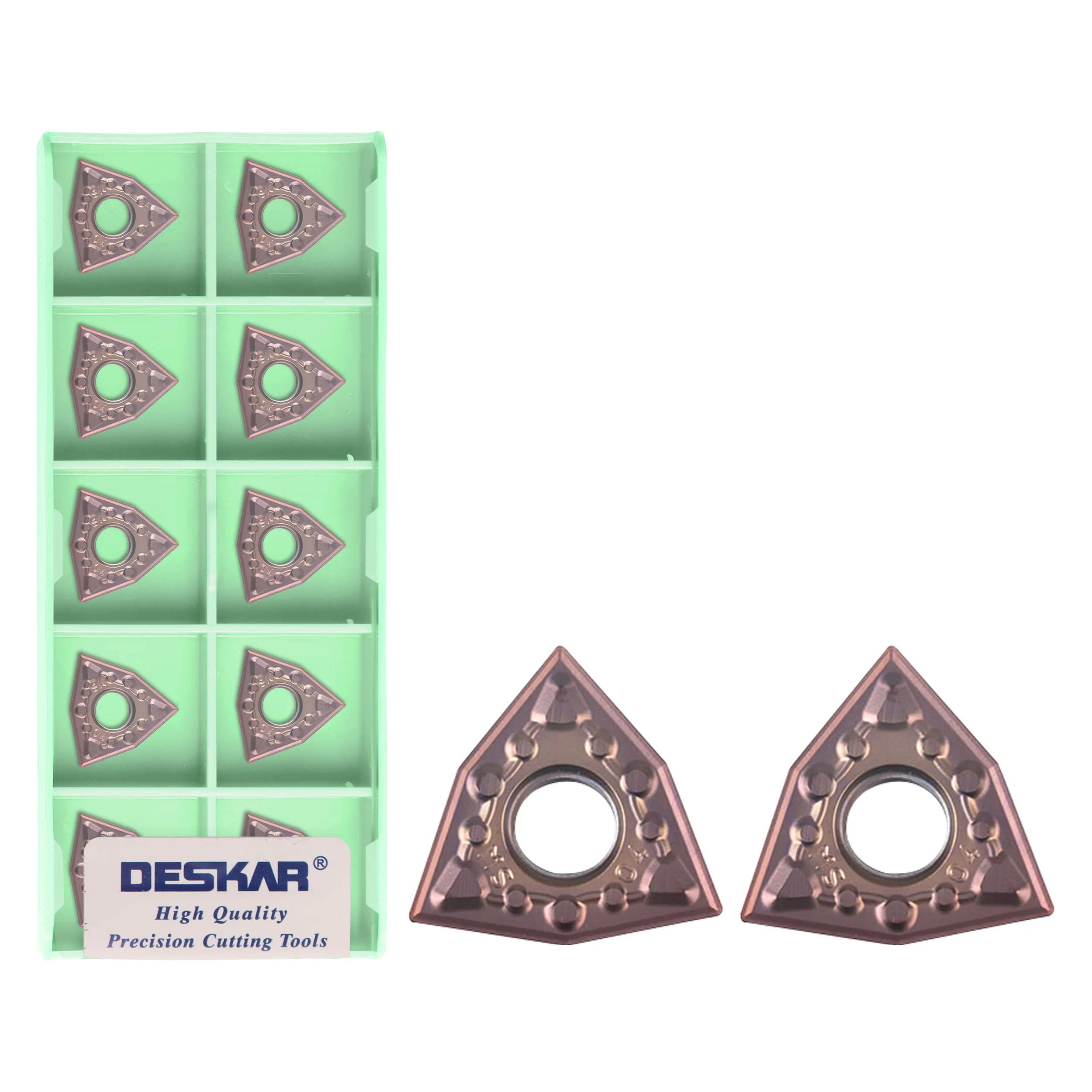 10 pz WNMG080404-JMS lflf6118 tornio DESKAR utensili per tornitura CNC inserto in metallo duro taglio pulito efficiente resistente all'usura