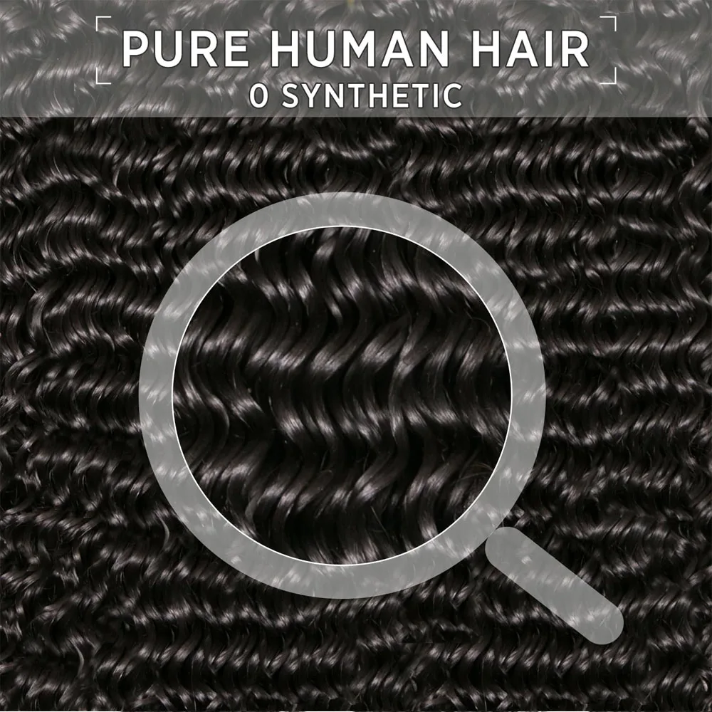 Вьющиеся пучки человеческих волос Джерри Вьющиеся пучки человеческих волос для чернокожих женщин Кудрявые вьющиеся пучки человеческих волос Плетение кудрявых волос