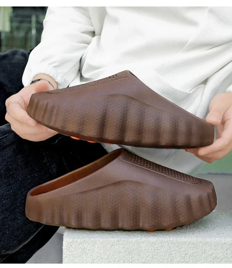 Unisex New Slippers EVA High Quality Comfortable Bathroom Indoor Non Slip Women Sandals Bedroom House Orginal Casual Design