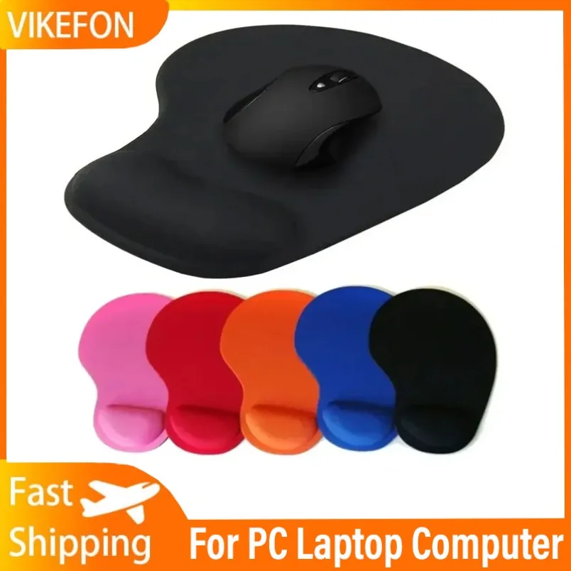 

Коврик для мыши с поддержкой запястья, коврик для мыши, домашний офис, однотонный противоскользящий игровой коврик с поддержкой запястья для ПК, портативного компьютера