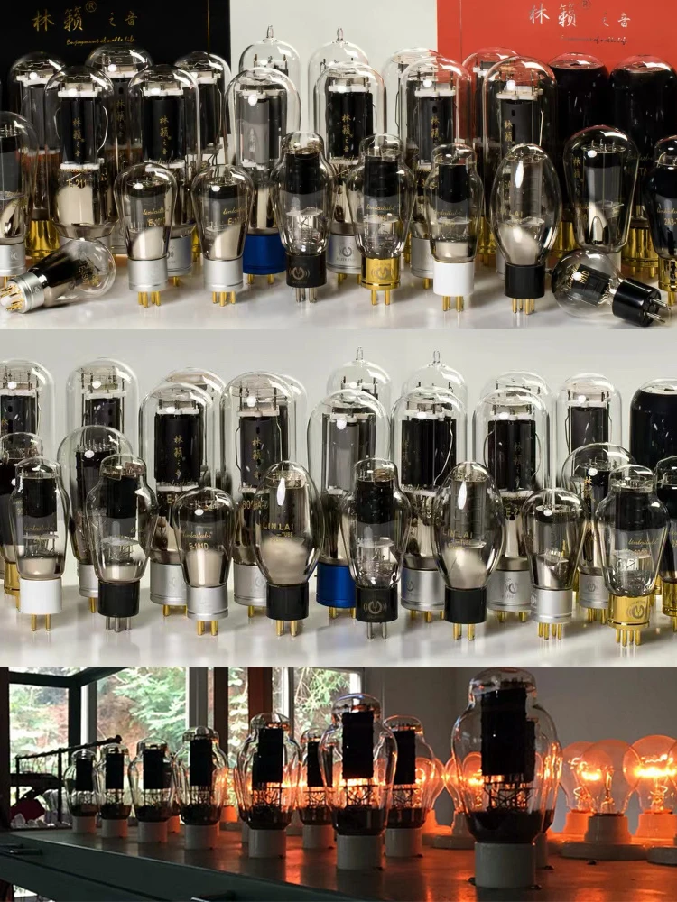 LINLAI Vacuum Tube 6SN7 Elite Series E-6SN7 Replace 6SN7 CV181 6N8P 6H8C 5692 HIFI Audio Valve Tubes Electronic Tube Amplifier