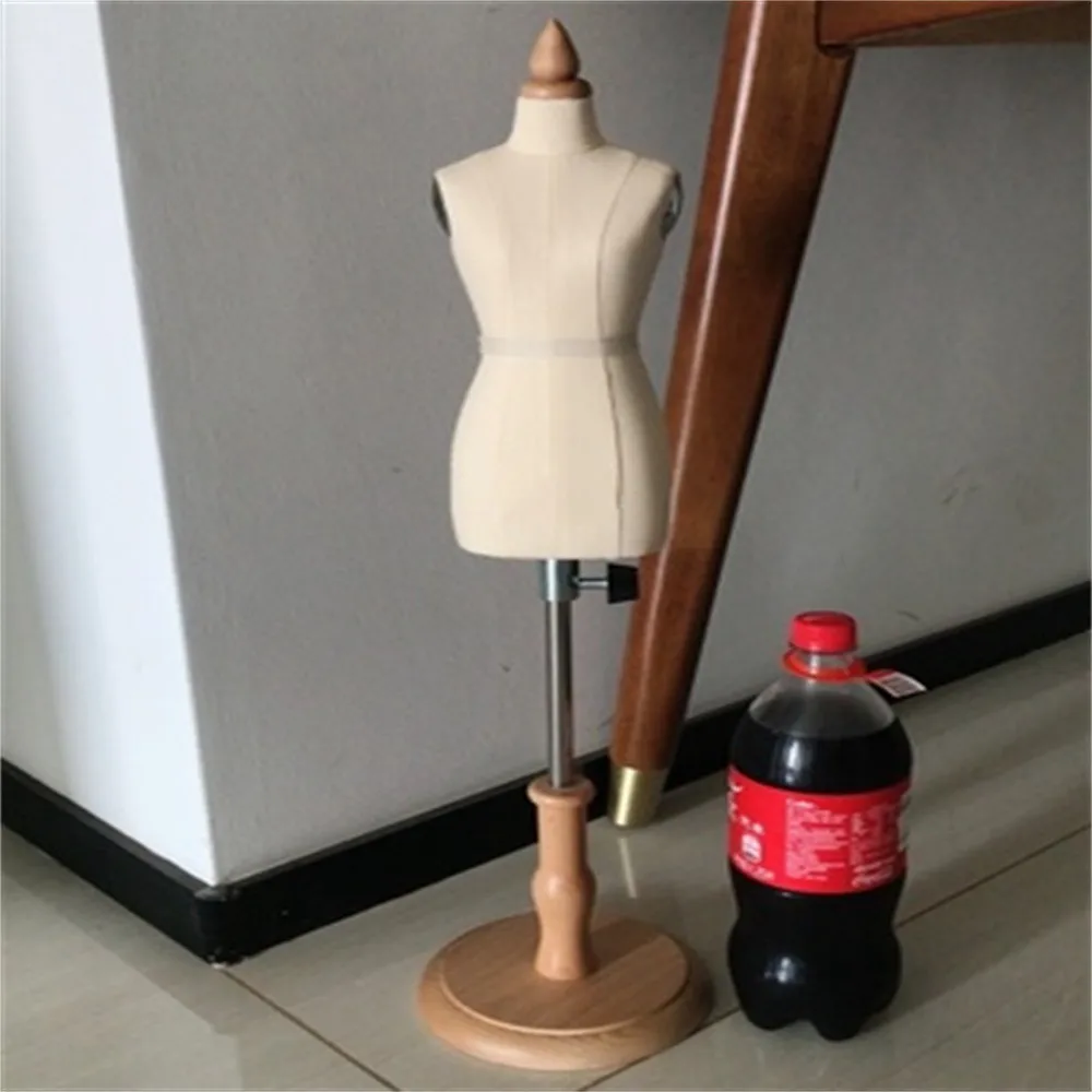 

Mini Wooden Sewing Female Mannequins, Body Tripod Stand, Manikin Shoulder Strap, Clothing Cut Can Pin Villain, E067, 1/3, 1/4