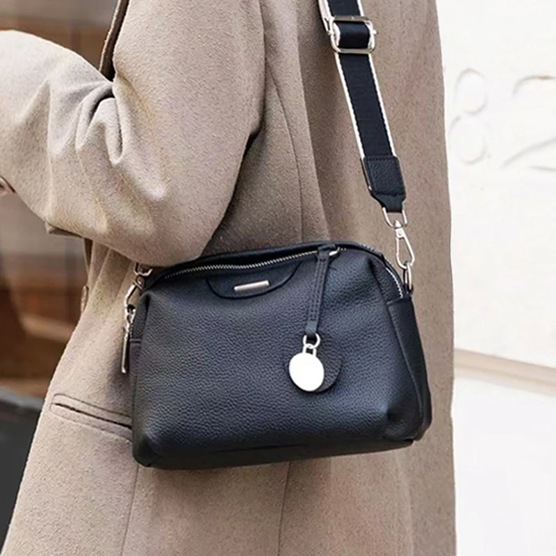 

Genuine leather women's crossbody small bag for women 2025 new fashion mother bag women's large capacity soft leather mother bag