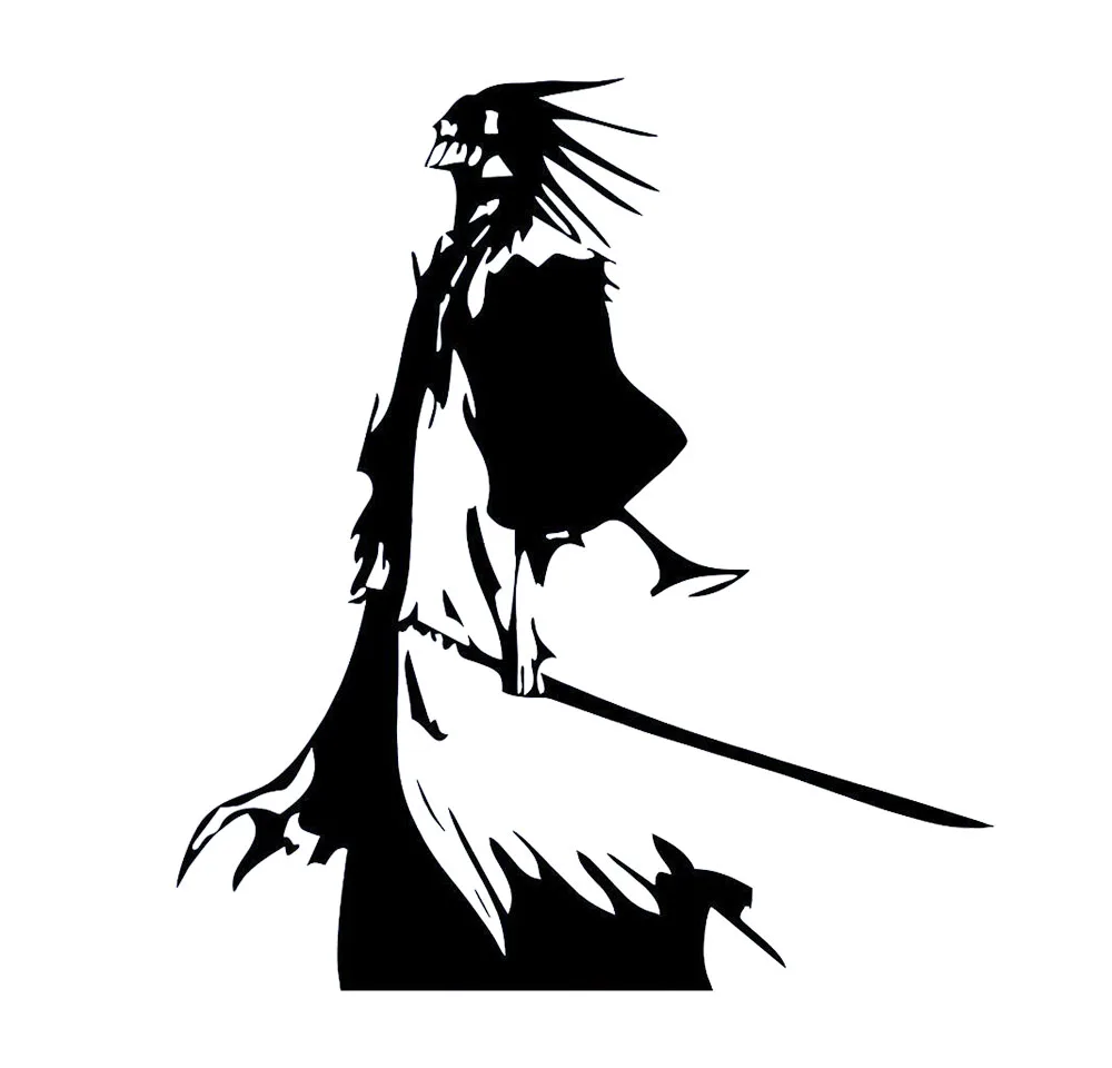 

Bleach Anime Sticker Car Truck Laptop Death God Vinyl Car Sticker Decorative Decal Accessoriesries Car Styling Kk10-25cm