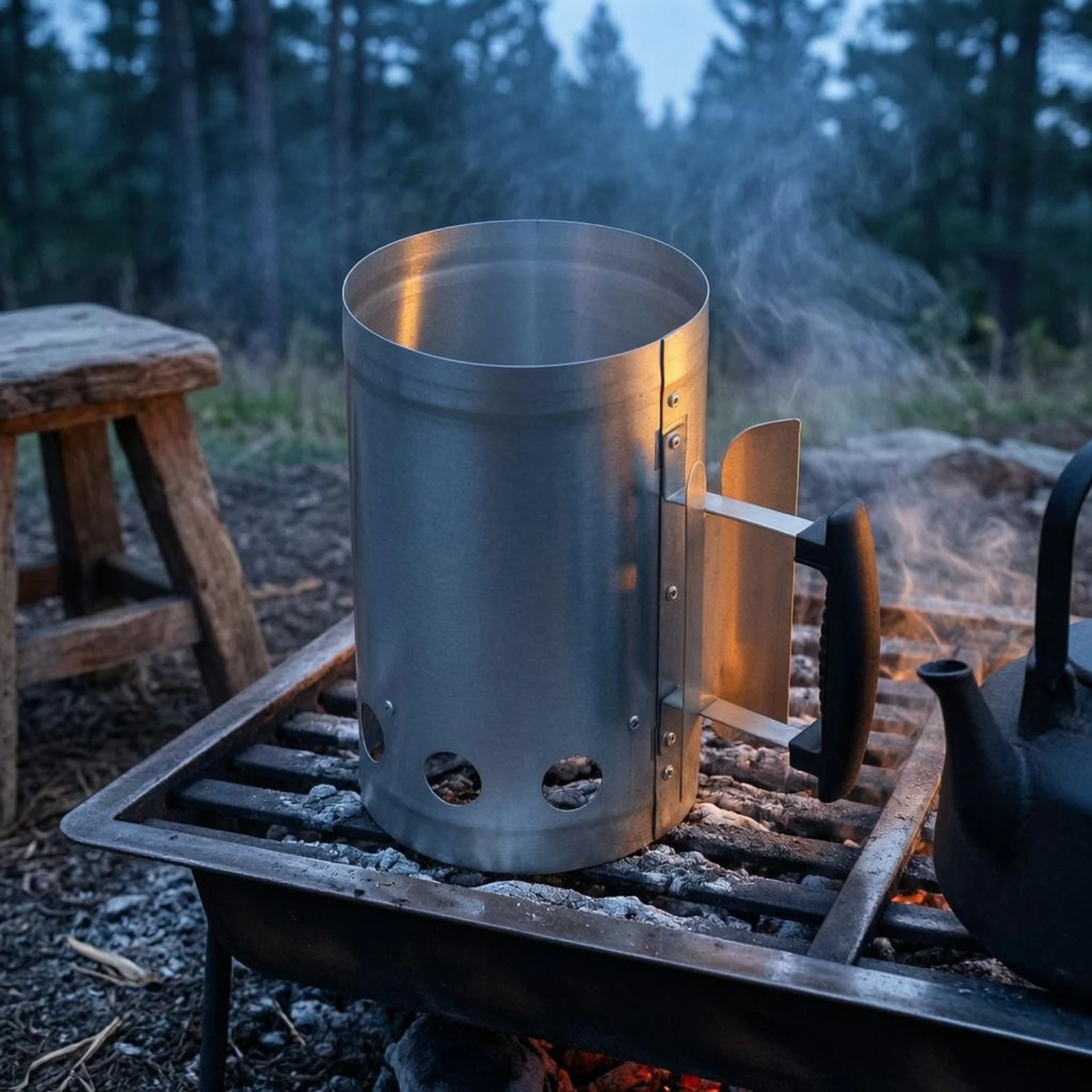 Charcoal Chimney Starter Cylin - Charcoal Chimney Starter 评论和价格