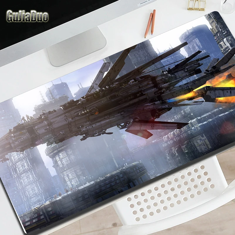 

Future Fantasy Pattern Mouse Pad Notebook Non-slip Waterproof Desk Mat 900x400 Large Size Art Mousepad Stuff Accessories Carpet