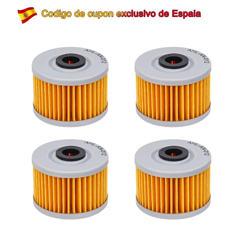 Filtro de Aceite para Motocicleta Bajaj 100 Boxer CT100 115 Caliber 130 Boxer BM150 135 Pulsar, para Yamaha YS125 150 Byson FZ16