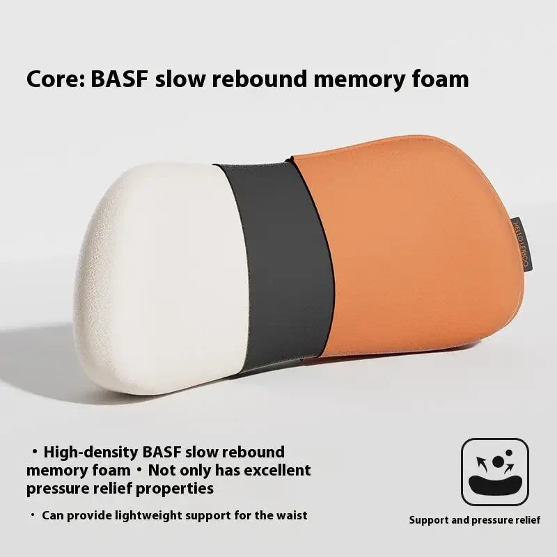 وسادة مقعد السيارة من إسفنج الذاكرة لدعم قطني واقي خلفي قابل للتنفس مناسبة لكراسي المكتب وإكسسوارات السيارات الداخلية #2