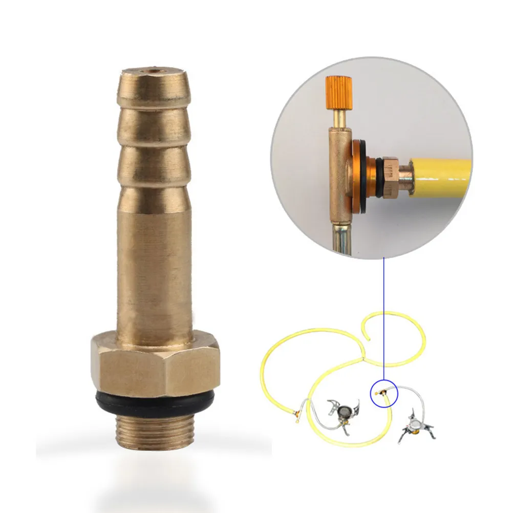 Bottle Converter For Camp Cooking Campers 10MM Gas Stove Aluminum Alloy Adapter Outdoor Camping Burners Spray Interface