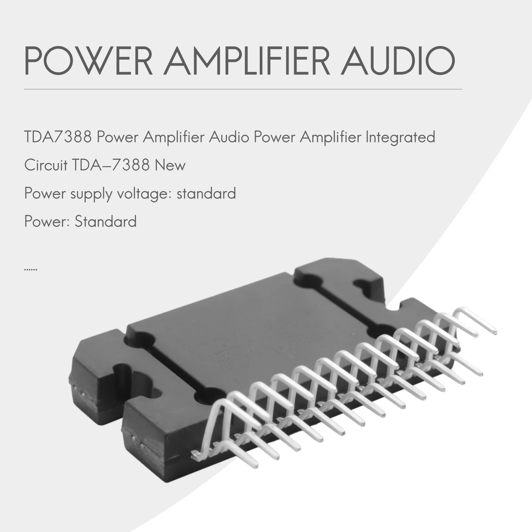 TDA7388 Amplificador de potência Amplificador de potência de áudio Circuito integrado TDA-7388 Novo