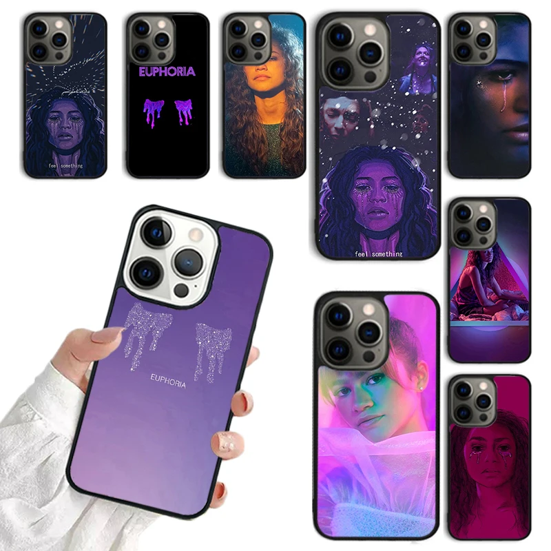 Coque de téléphone série TV américaine Euphoria, étui pour iPhone 17 Air 14 13 12 16Pro Max 15 11 Plus Max