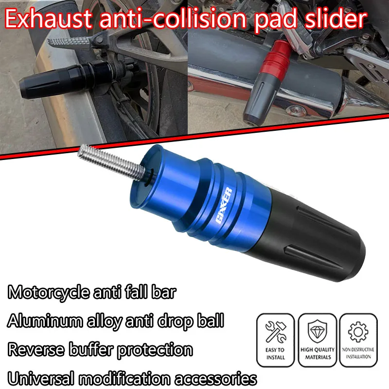 Para GIXXER SF 250 SF250 250 SF 250SF Motocicleta CNC Aluminio Deslizadores de Chasis para Escape y Protectores Anticaída