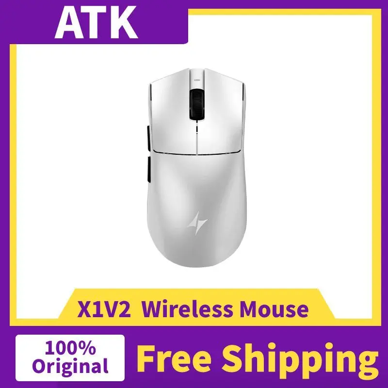 

Atk X1 V2 Ultimate 2.0 Mouse Wireless Paw3950utrla 54g 0.163ms 650ips Low Latency Gamer Lightweight 750ips New Accessory Gifts