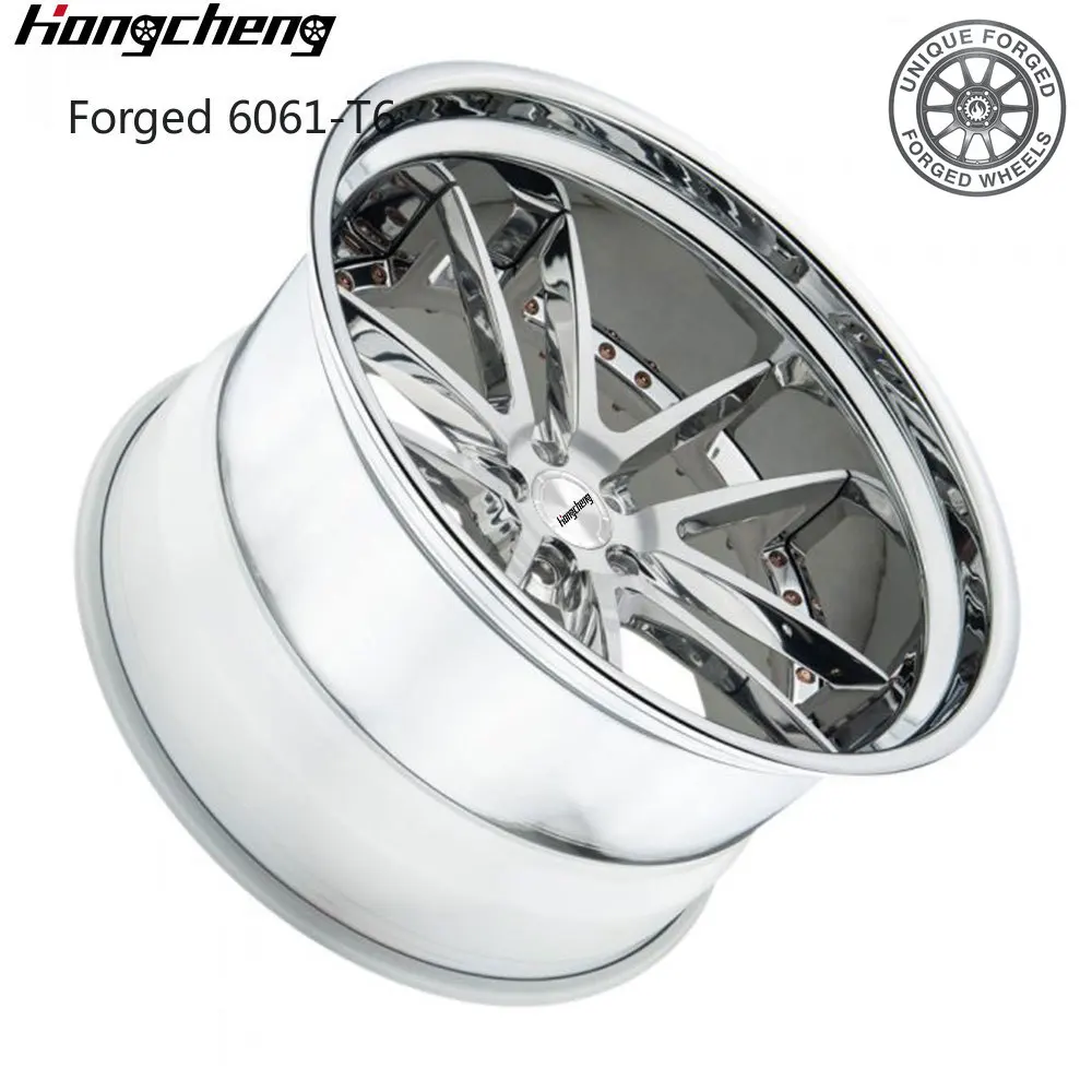 

2026 New Design 3 Piece Forged Wheel 20x8.5 20x9.5 21x8.5 5x120 Aluminum Oem Car Mag Wheels Rims