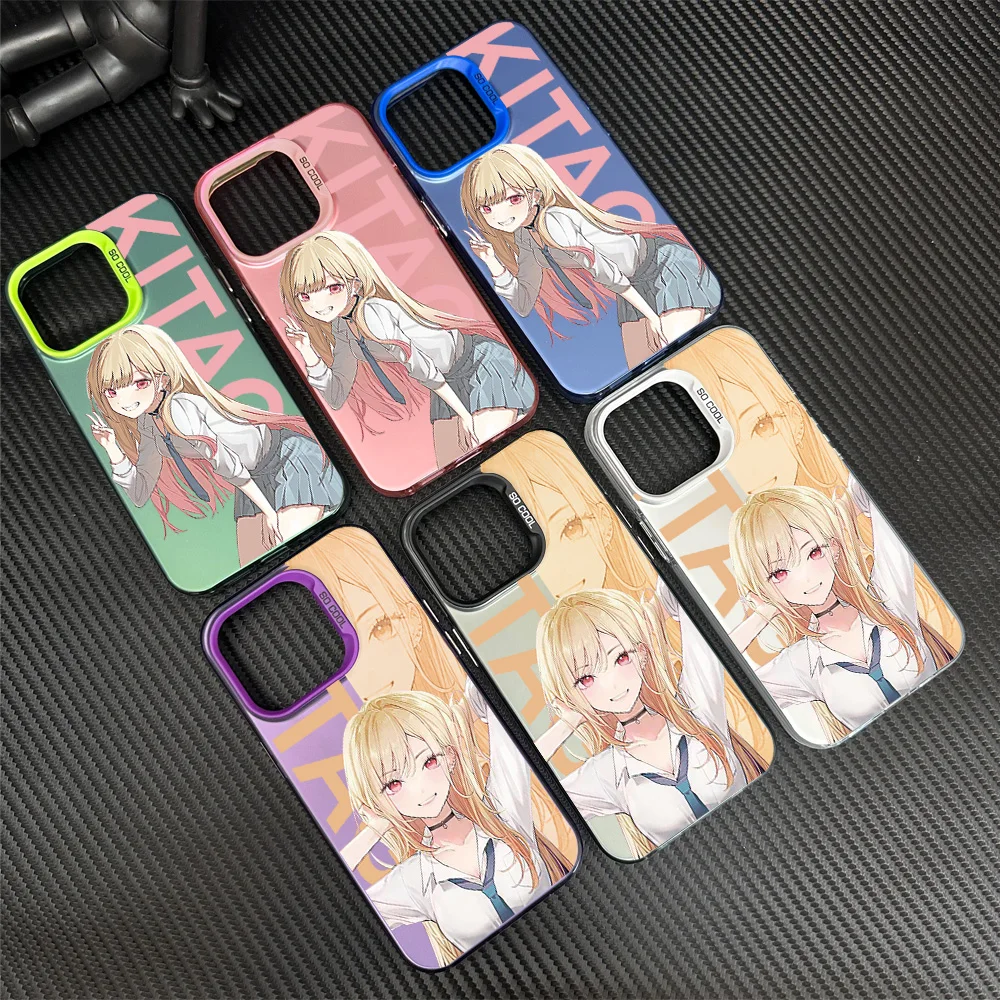 Anime Sono Bisque Doll wa Koi wo Suru Phone Case For Samsung Galaxy S24 S23 S22 S21 Plus Ultra S20 FE A55 A54 A53 A52 IMD Laser