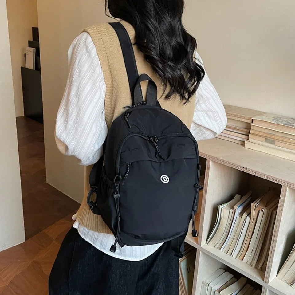 Ladies' Fashion Outdoor Backpack Korean Edition Lightweight Small Backpack New Versatile Leisure College Style Travel Handbag