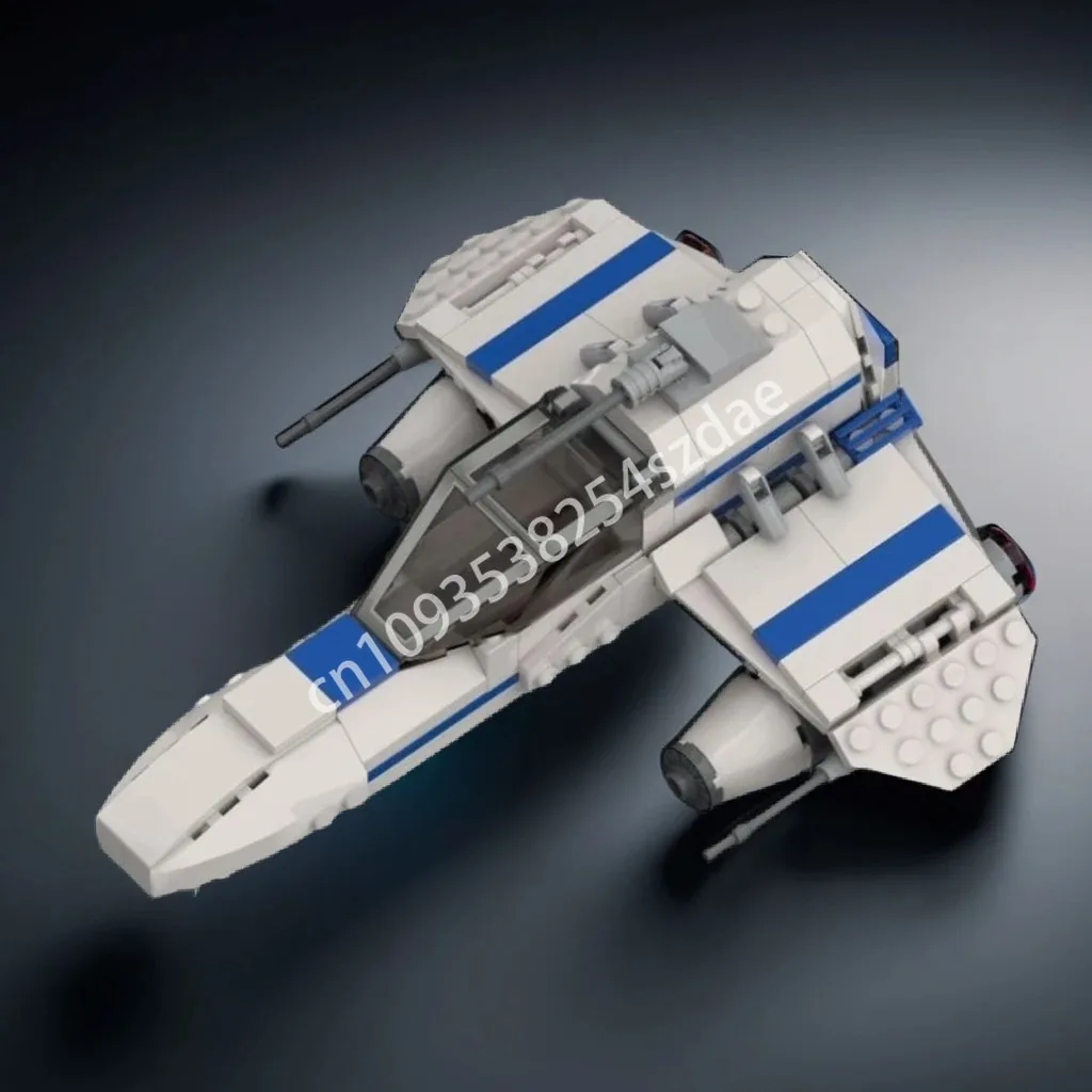 

187pcs MOC E-Wing (Chibi version) Star Battle Building Blocks Educational Christmas toy Gift Solve the problem up collector