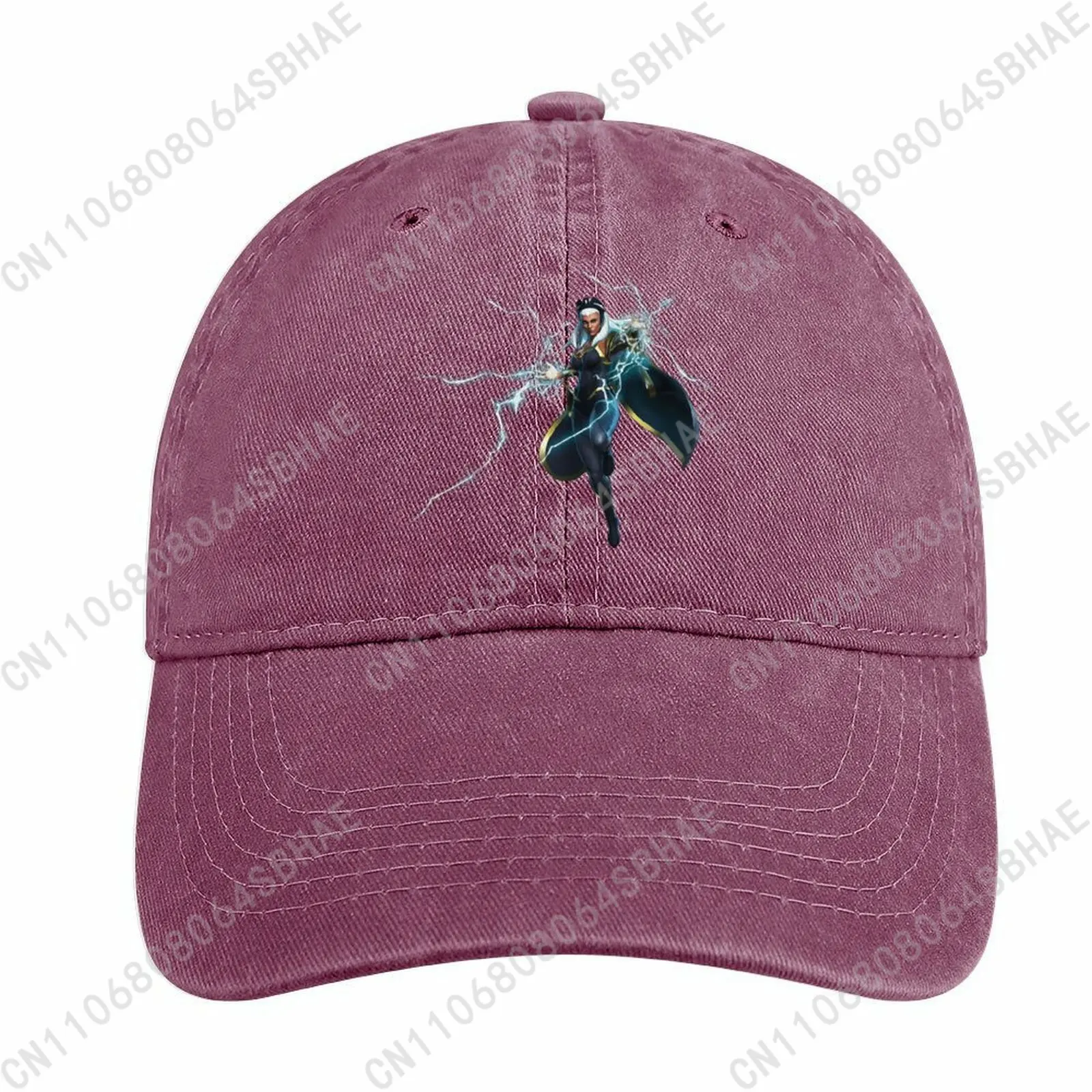 

Marvel Storm Washed Cotton Baseball Cap Vintage Dad Hat Men Women Retro Adjustable Denim Cap Streetwear Cosplay