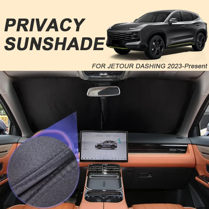 Premium Car-Specific Privacy Sunshade Curtain For JETOUR DASHING 2023-2026 Auto Anti-UV Heat Insulation Protect Cover Accessory