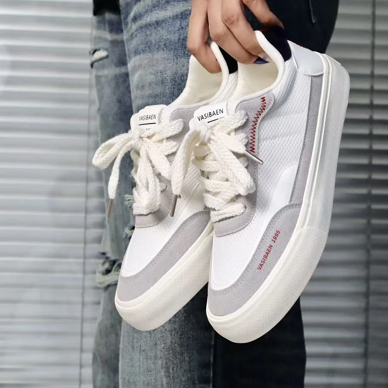 2026 New Trend Breathable Lightweight Comfortable Low Cut Casual Sports Niche Mesh Panel Shoes Men's Shoes Trend
