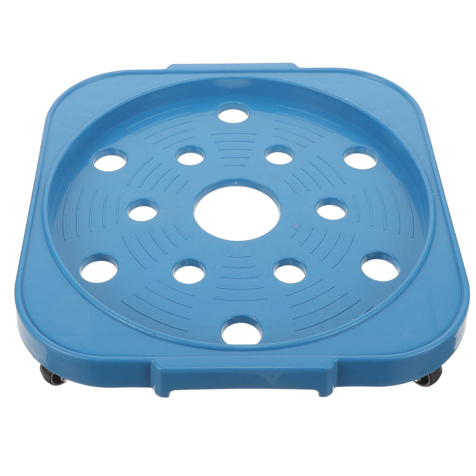 

1pc Mobile Gas Tank Storage Rack Stainless Steel Plastic Load-Bearing Tray For Heavy Equipment Flower Pots Water Bottle