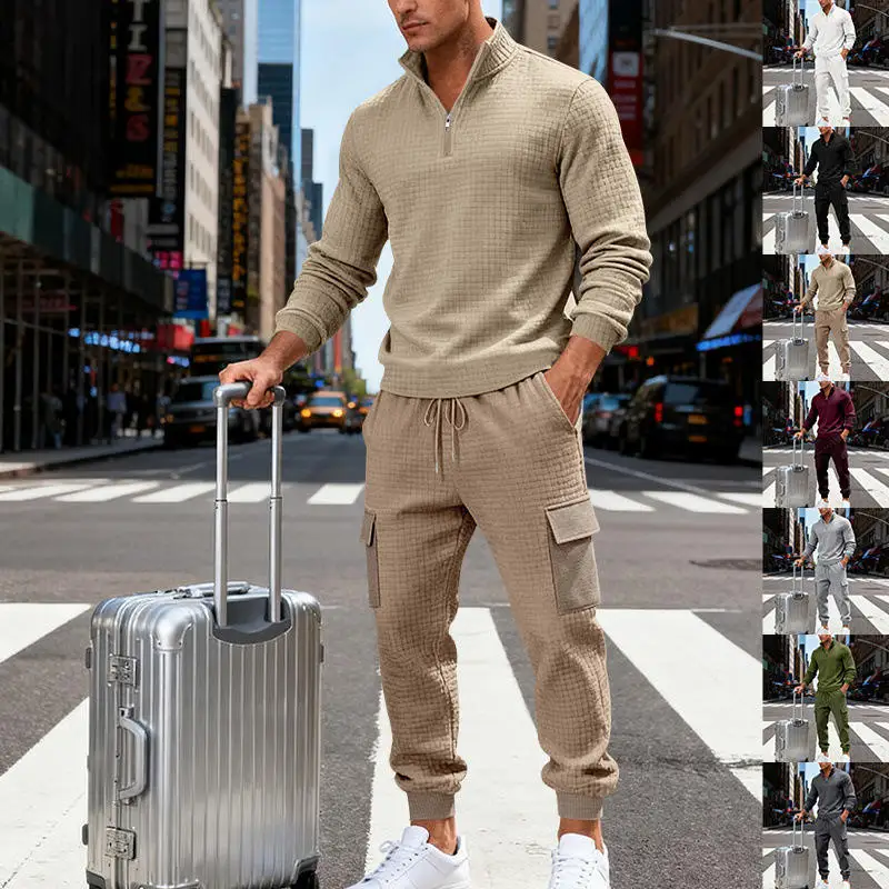 

Men's Casual Outdoor Workwear Sport Set Heavyweight American Style Autumn Winter Loose Fit Commute Friendly Outdoor Gear