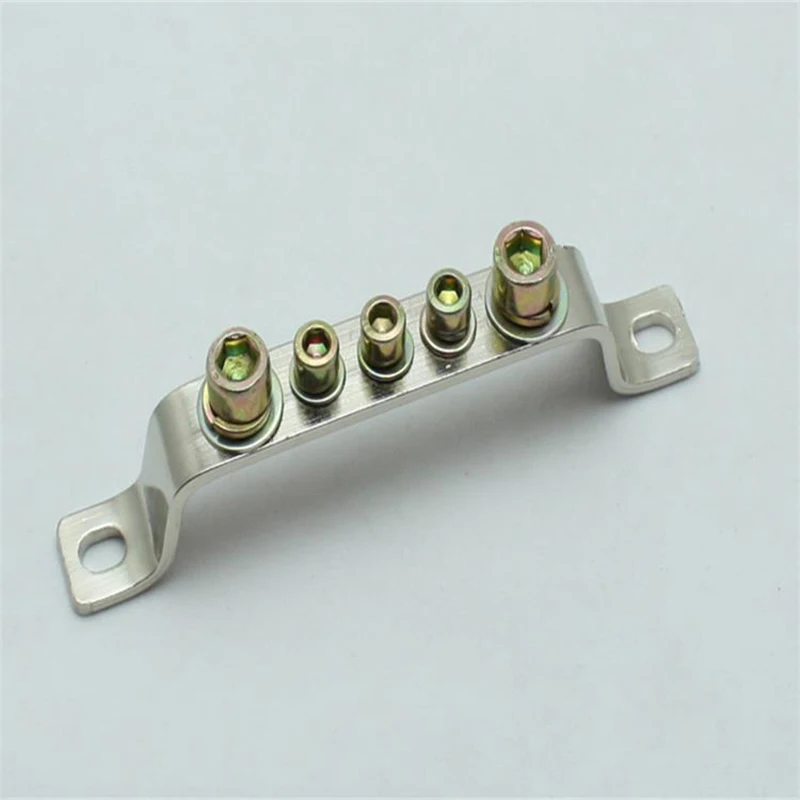 

1Pcs JD-02145A Distribution box rail type connection copper bar copper terminal strip wiring block flame retardant plastic