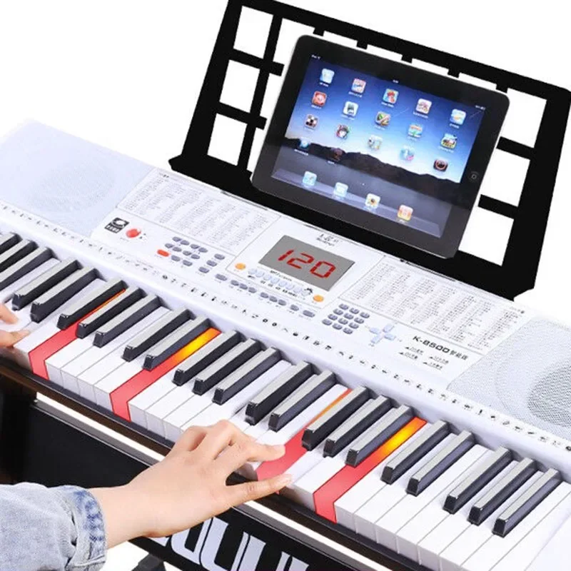 Electronic Children Piano Digital Adults Learning Portable Professional Piano 6 Keys Pianino Cyfrowe Keyboard Instruments