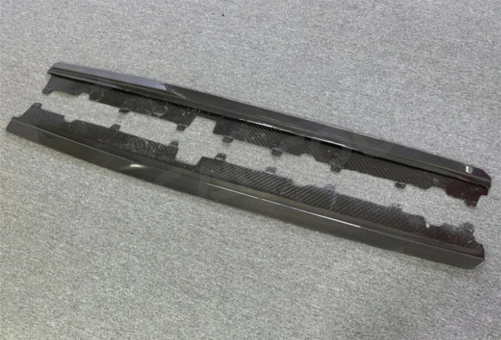 

Carbon Fiber for Audi R8 V8 V10 2017-2020 Side Skirt Extension Rocker Panel Lip Splitter FRP Protector Body Kits Accessories