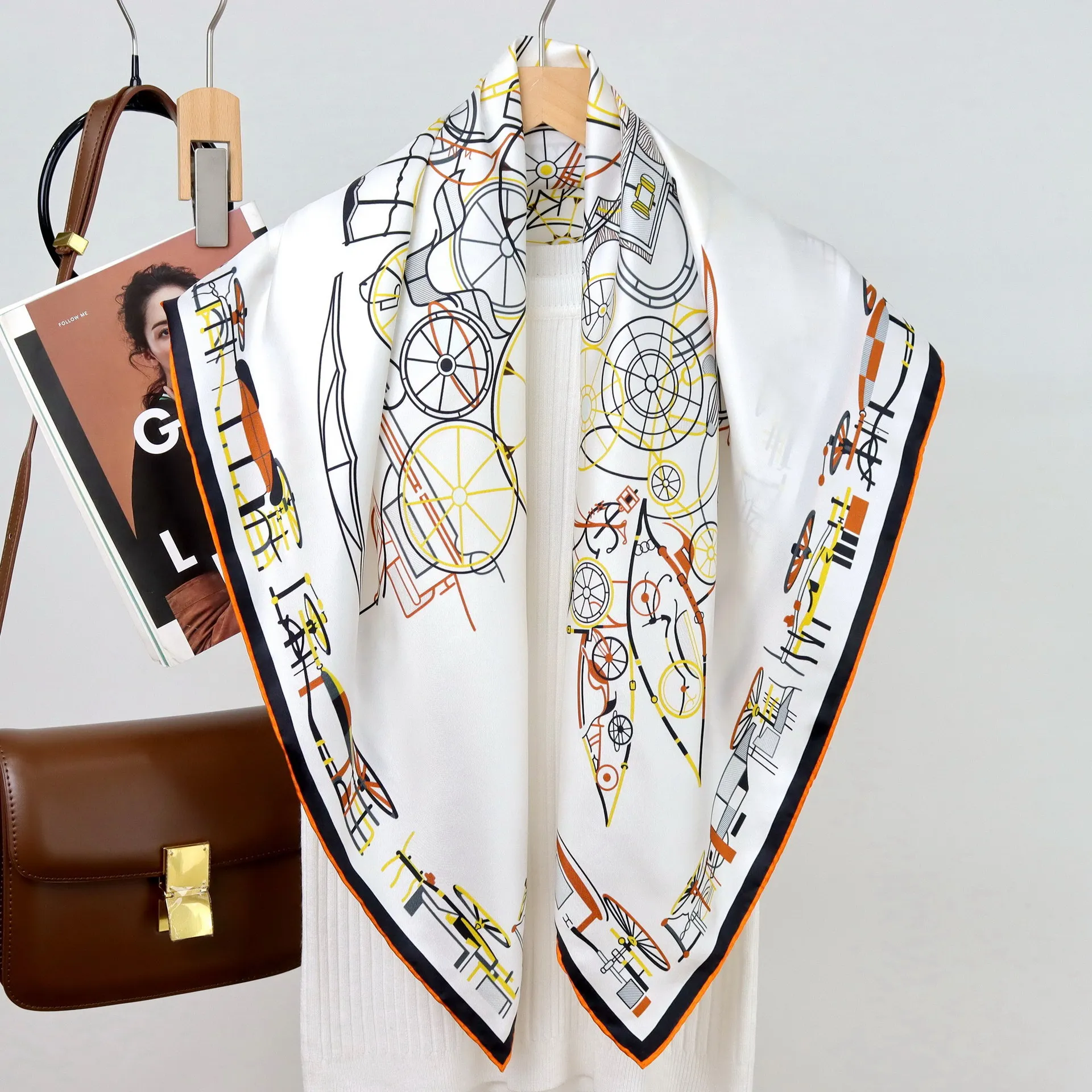 foulard-en-soie-serge-de-cheval-90cm-sac-carre-bandanas-hauts-de-styliste-manuel-chales-pour-cheveux-bord-en-rouleau-mouchoir-90cm