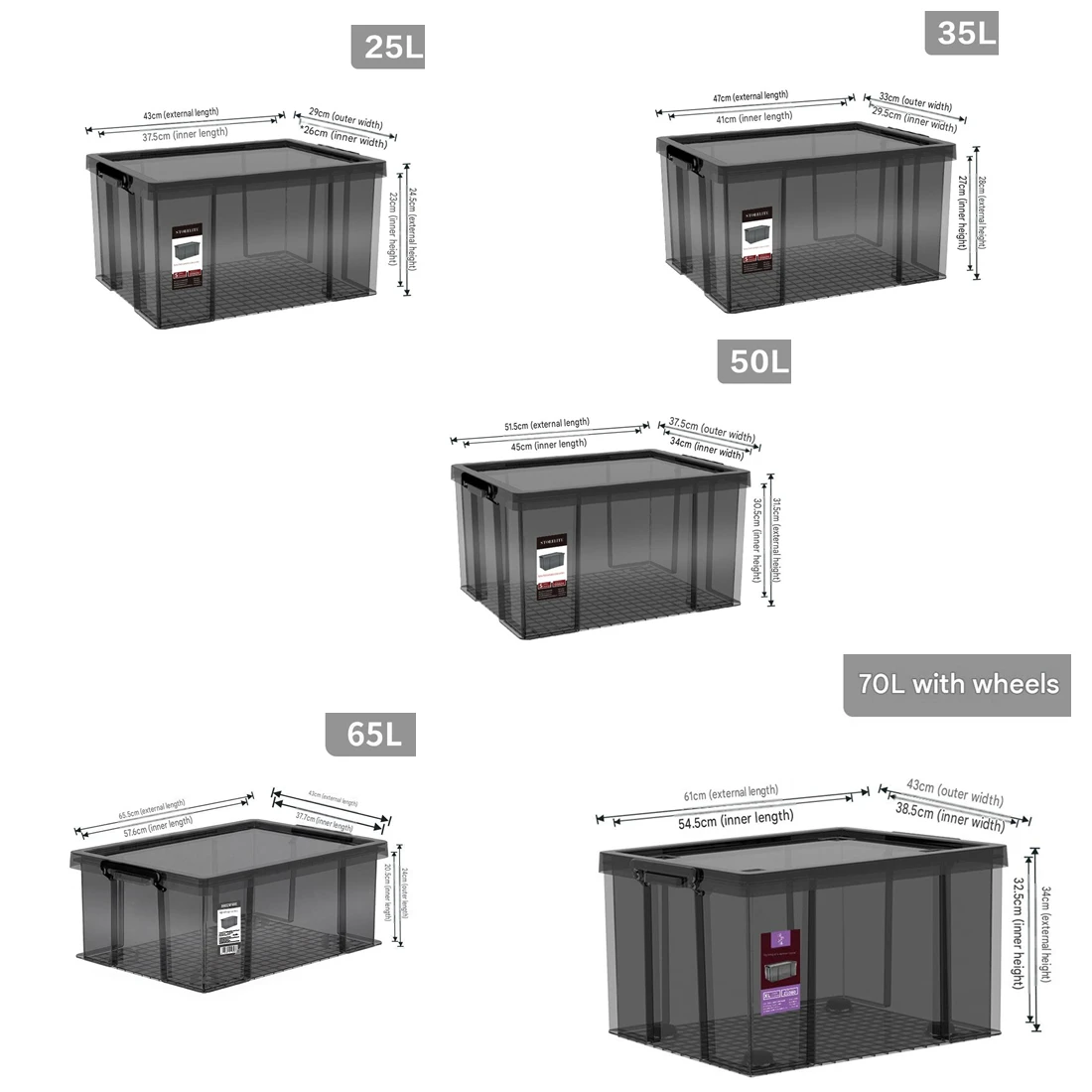 Transparent plastic storage box for home clothes, cotton quilts, moisture-proof storage box for miscellaneous items