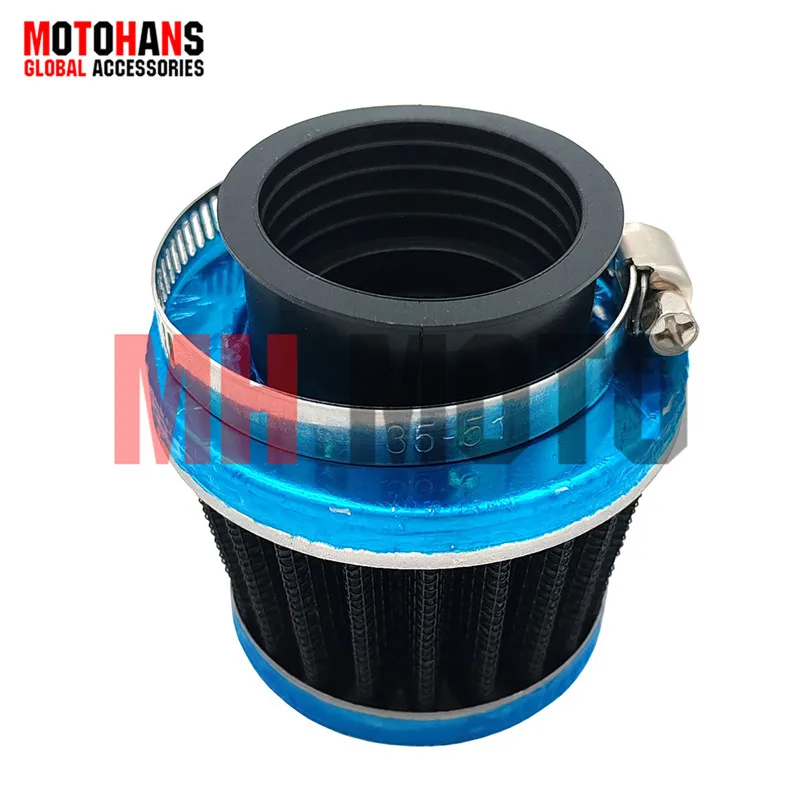 

RACING MOTORCYCLE ACCESSROIES AIR FILTER CLEANER WITH 35MM BORE TOTAL HEIGHT 60MM FOR GY6 50CC SCOOTER ATV100 QUAD