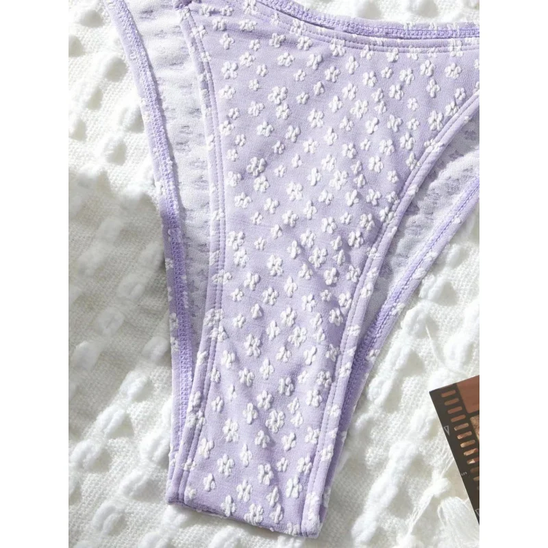 2025New Floral Spaghetti Strap Sexy Fashion Women's Bikini Swimsuit
