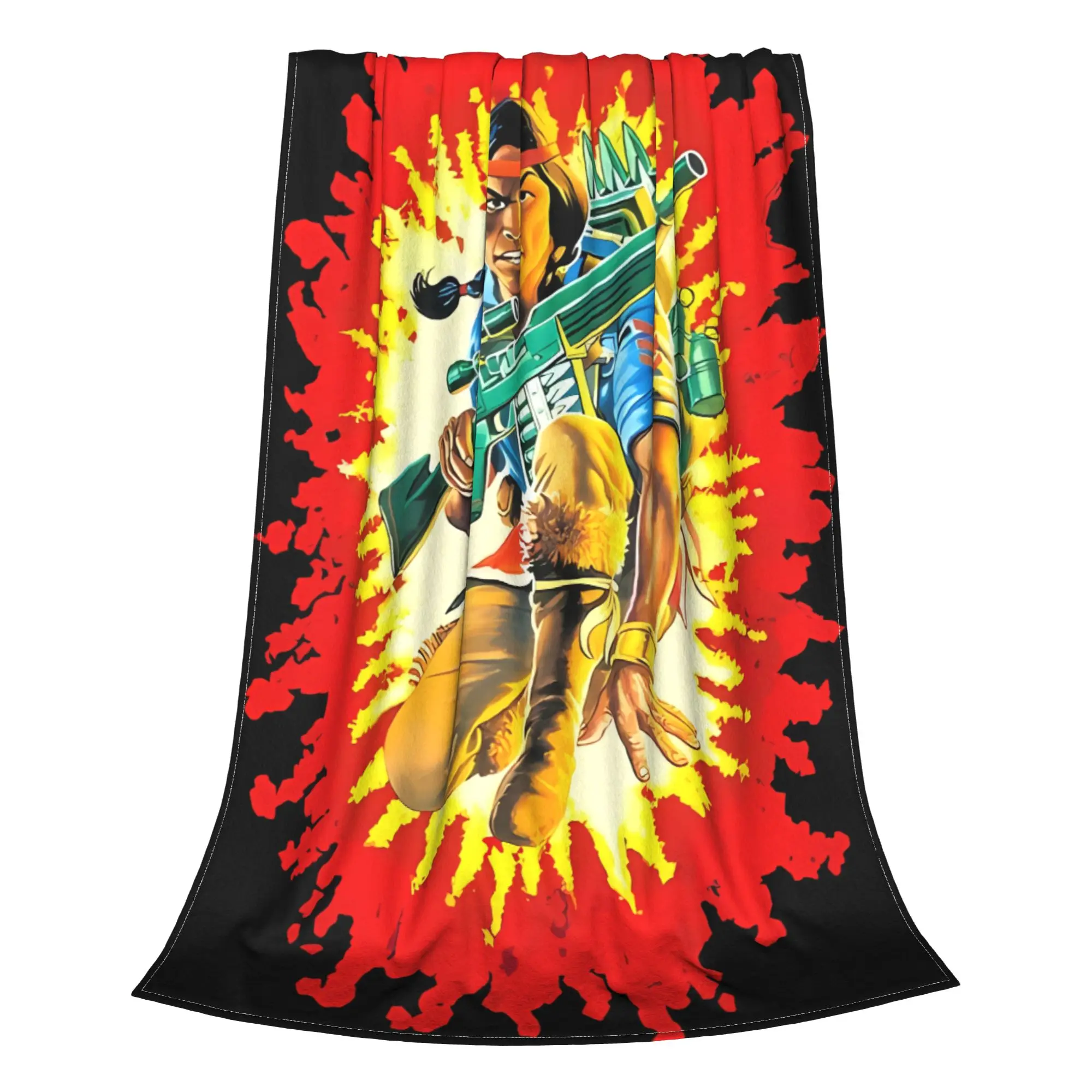 1PC Spirit Toy Card Back GI Joe Home Room Decorations Winter Blankets For Adults Bedding Home Interior Sofa Knee