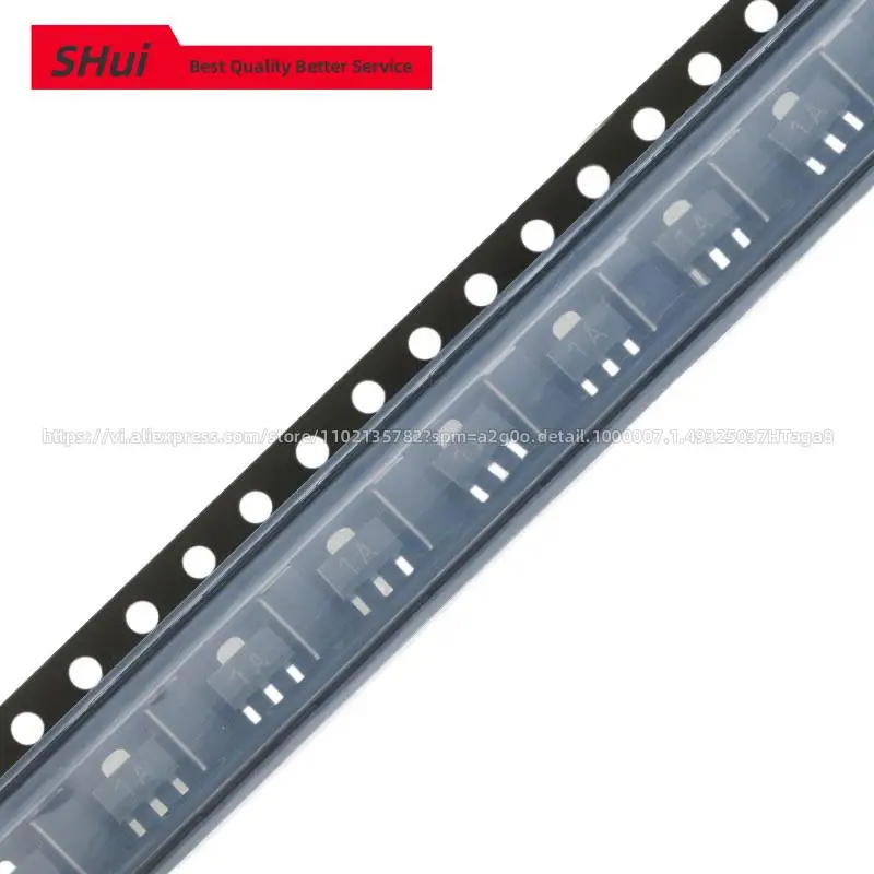 

50pcs PXT3906 2A PXT3904 1A 2SB1132 BAR 2SD1664 DAR 2SA1204 RY PXT8550 Y2 PXT8050 Y1 SOT-89 SMD Transistor