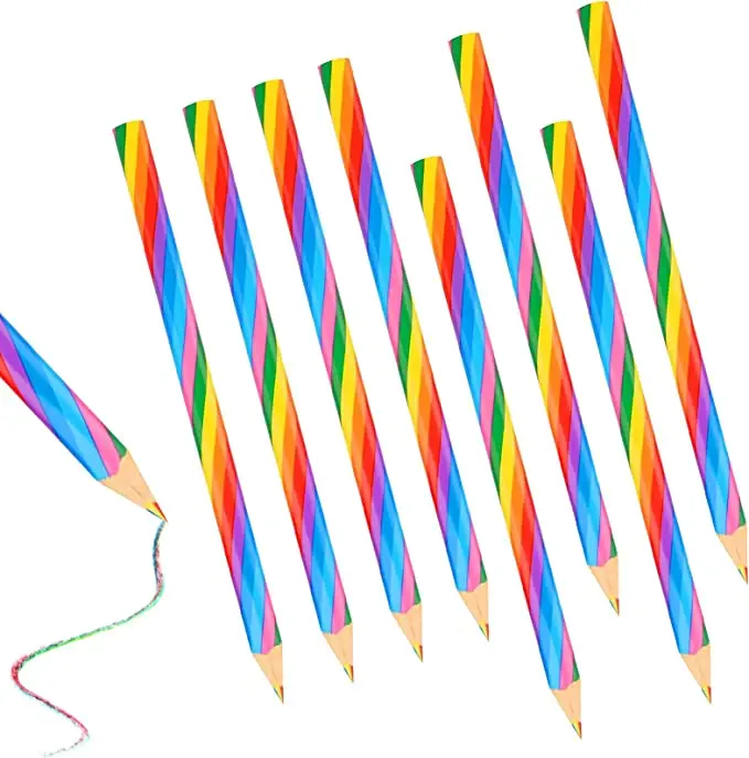 8-częściowy ołówek w kolorze tęczy Akcesoria do rysowania Narzędzie do malowania Ołówki do graffiti