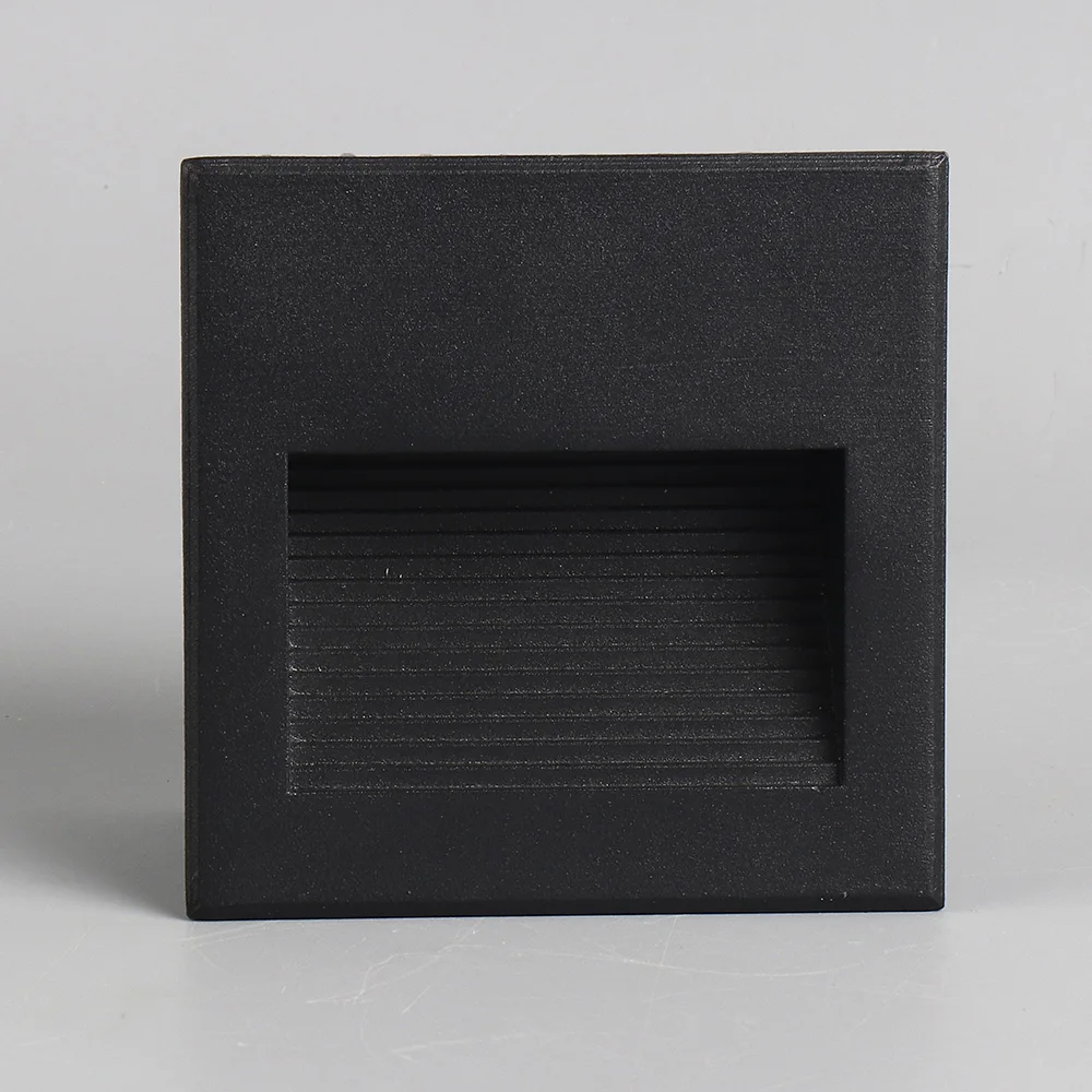 

Aluminum Stair Light for Outdoor Stairs in Hotel Corridor Recessed Step Wall Light 3w Light Emitting Diode Step