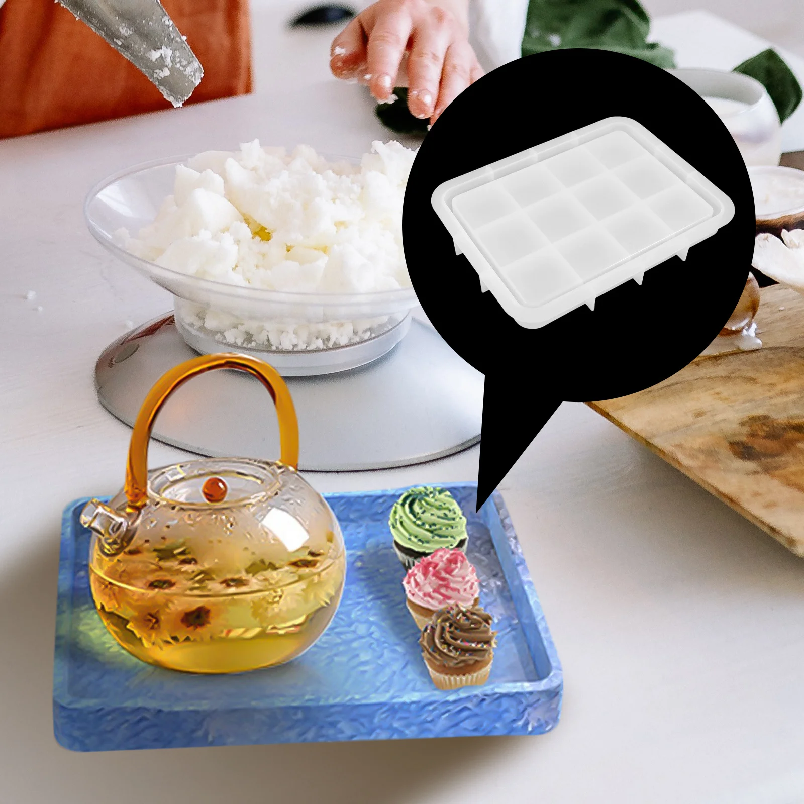 

Длинная прямоугольная форма для подноса, силиконовые DIY формы для литья из эпоксидной смолы для хранения ювелирных изделий, ремесло, чайный поднос, декоративная тарелка