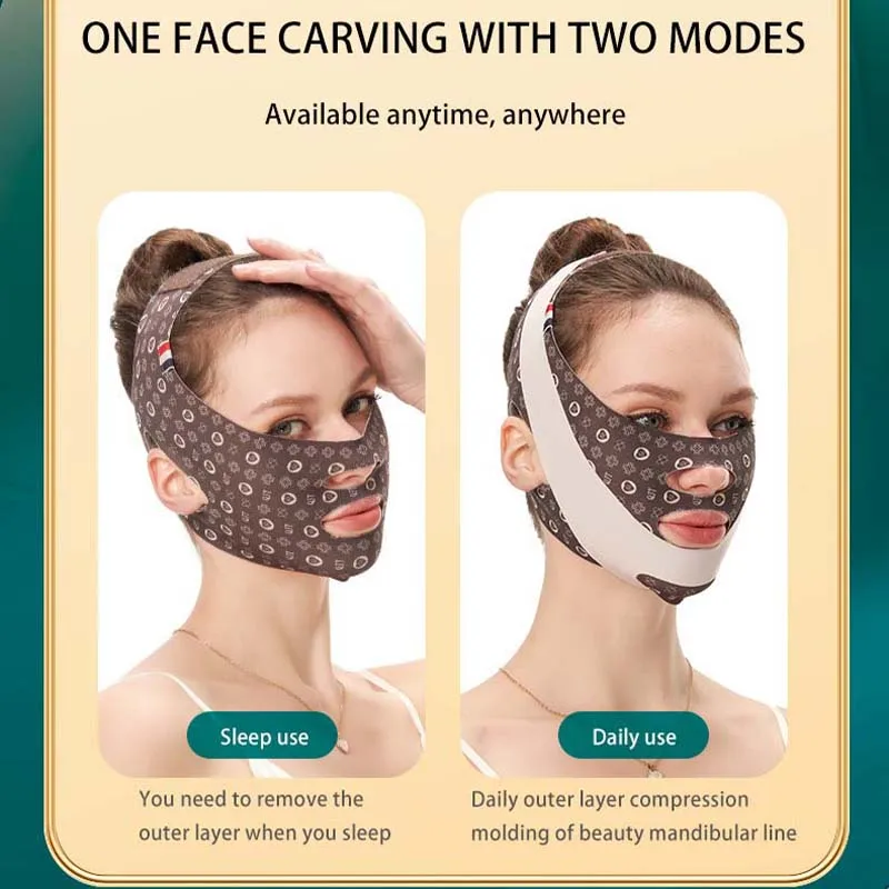 Adjustable V Face Bandage Lift Up Belt Reduce Double Chin Face Sculpting Sleeping Mask Facial Skin Care Tool Face Lifting Tapes