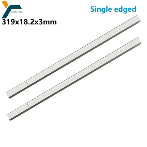 2 uds 319x18,2x3,2mm cuchillos de hoja cepilladora HSS herramienta de corte cepilladora de un solo filo para JET JWP-12 COBRA GMC Ryobi AP13 MA1931 CT-340
