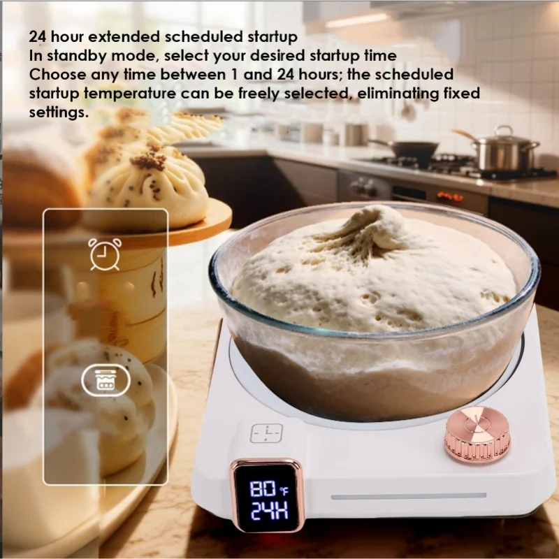 18W Sourdough Starter Warmer Thermostat Control Sourdough Heating Pad Warming Mat With Timer For Kitchen 110V/220V