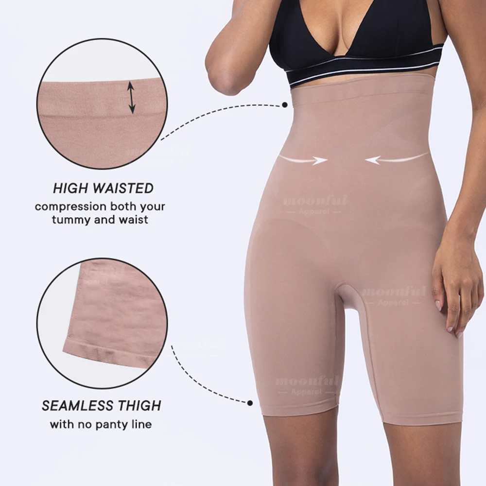 Seamless Slimming Panties Abdomen Waist Trainer Body Shaper Woman High Waist Sheath Flat Belly Control Shapewear Invisible Pants