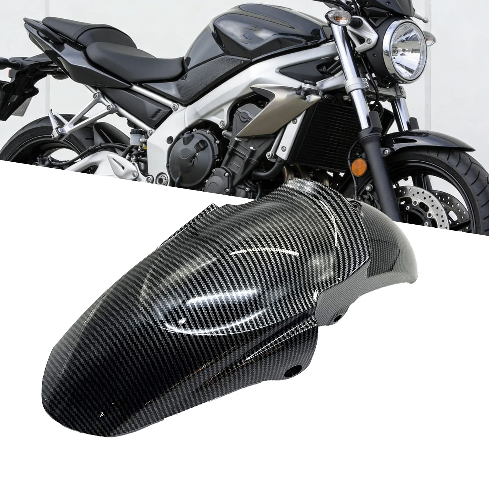 

For Yamaha FZ6N FZ6S FZ6 N S Fazer XJ6 2004-2006 Motorcycle Front Wheel Fender Mudguard Mudflap Mud Splash Guard Cover Fairing