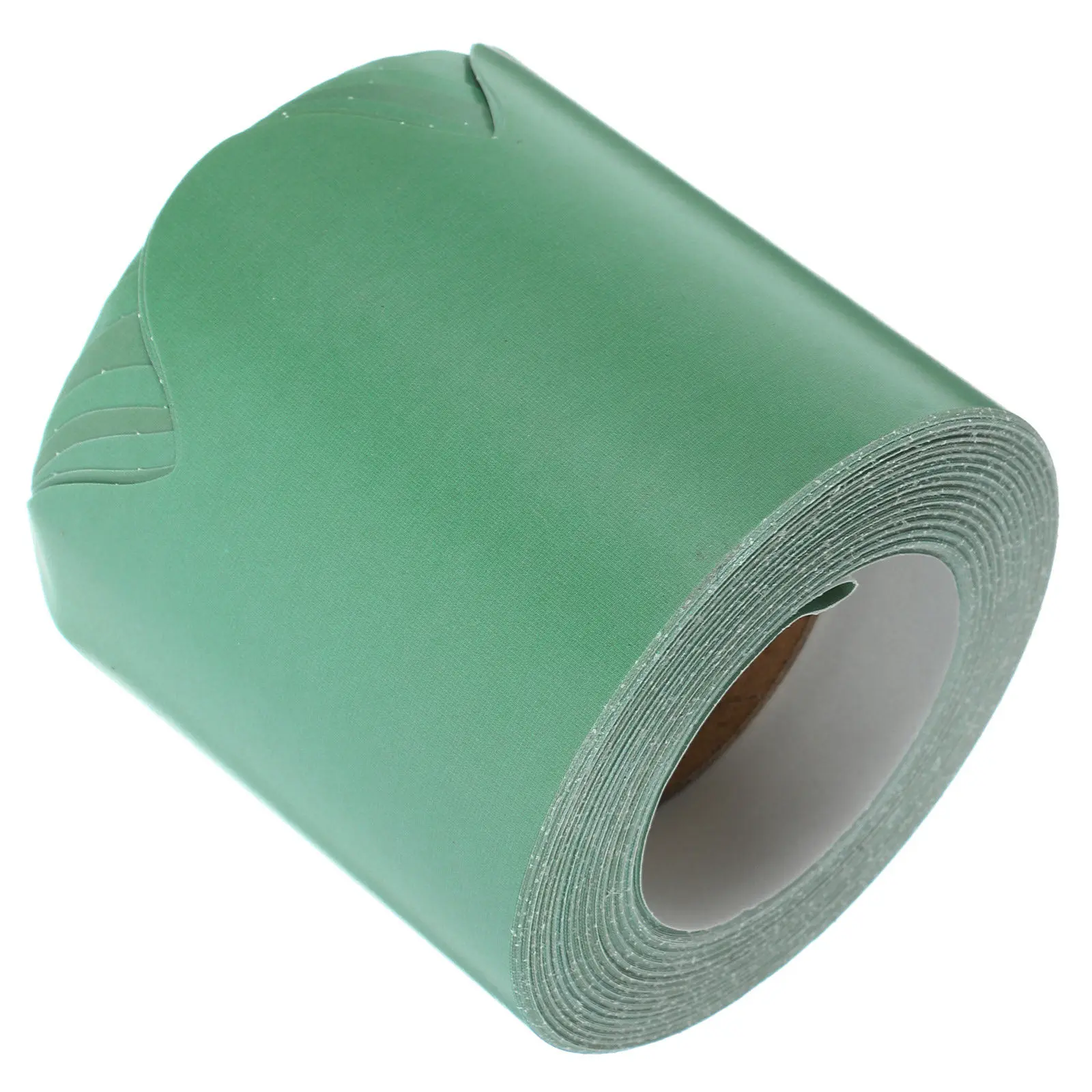1 Roll Decorative Wave Border Roll Self-Sticking Trim for Classroom Bulletin Board Office Door Window Chalkboard Whiteboard