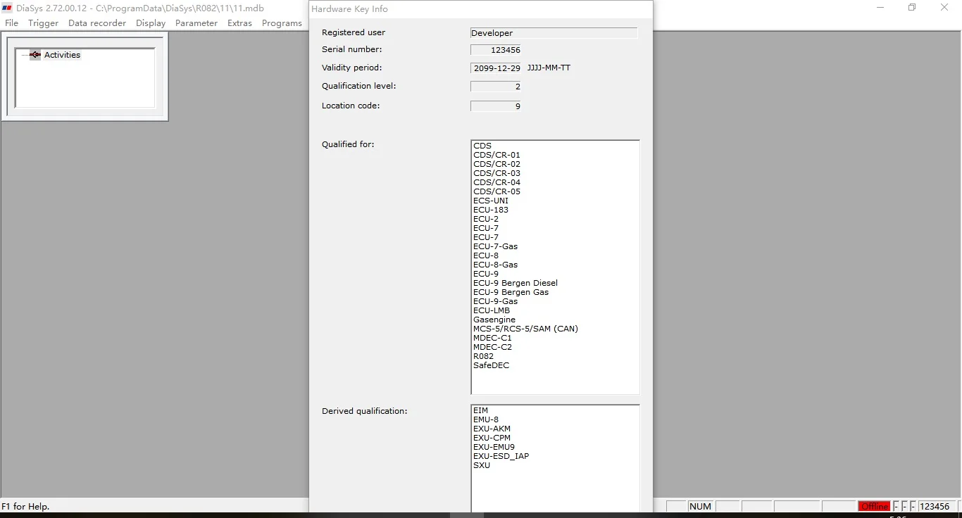 DiaSys 2.72+2.73+2.74 Without USB Dongle+Activation for MTU+Never Expire