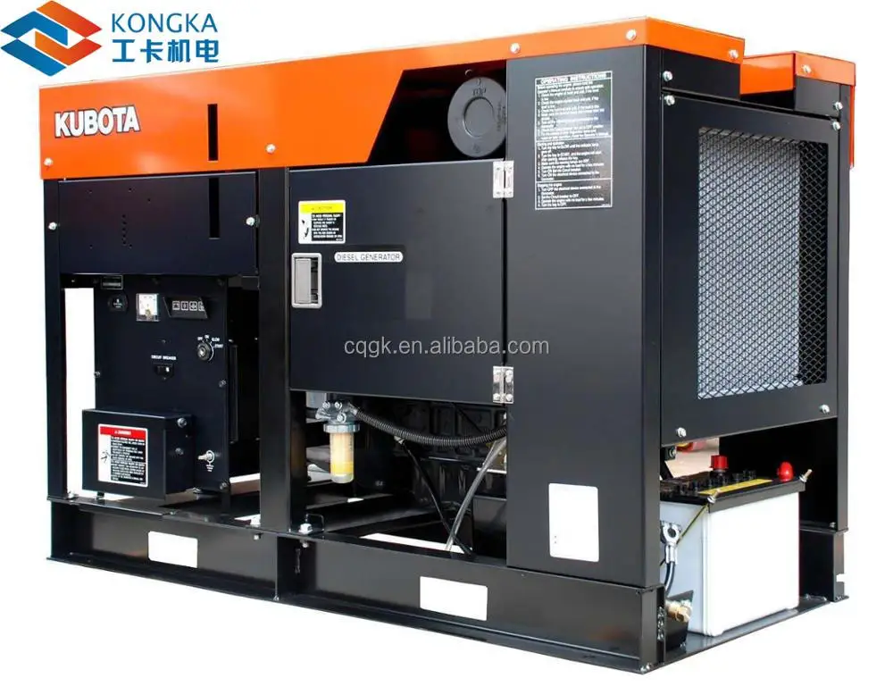 KUBOTA engine 13kw 16kva 18kva japan diesel generators